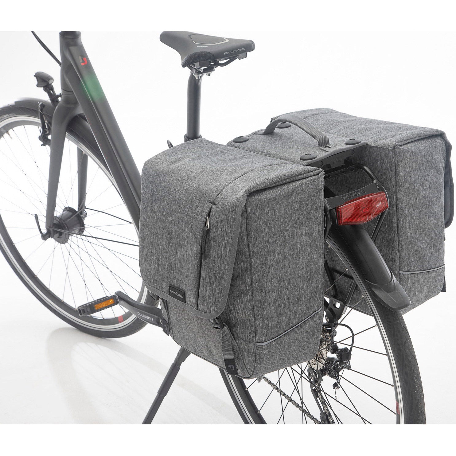 Newlooxs Nova 32L RackTime sac double détachable gris