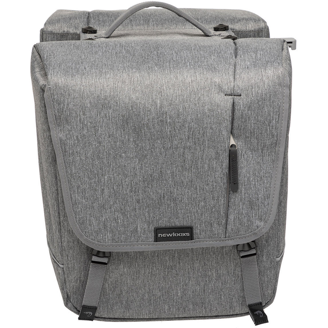 New Looxs Nova Double - Dubbele fietstas, grijs