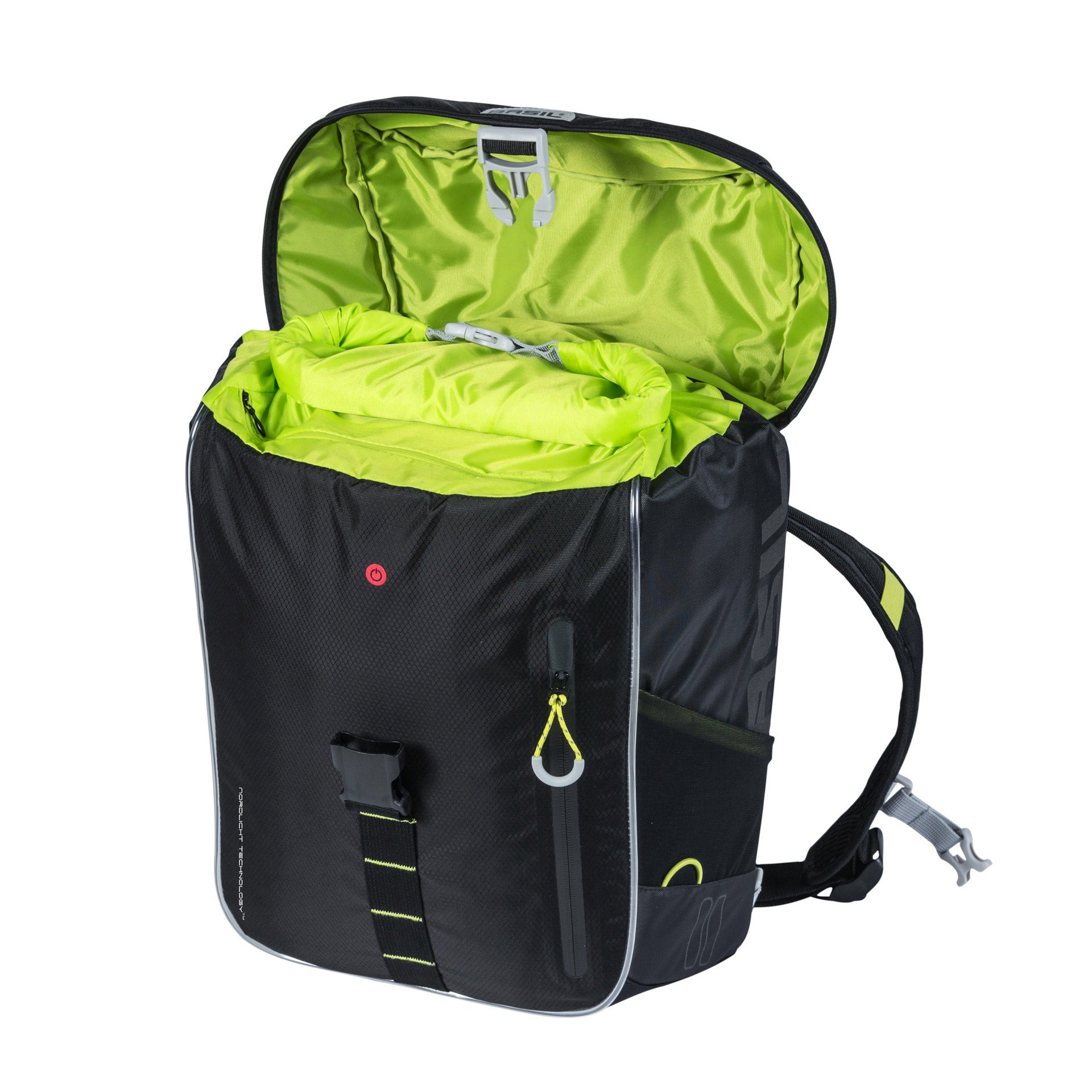 Basil Daypack Nordlicht - Waterdichte fietsrugtas voor E-bikes