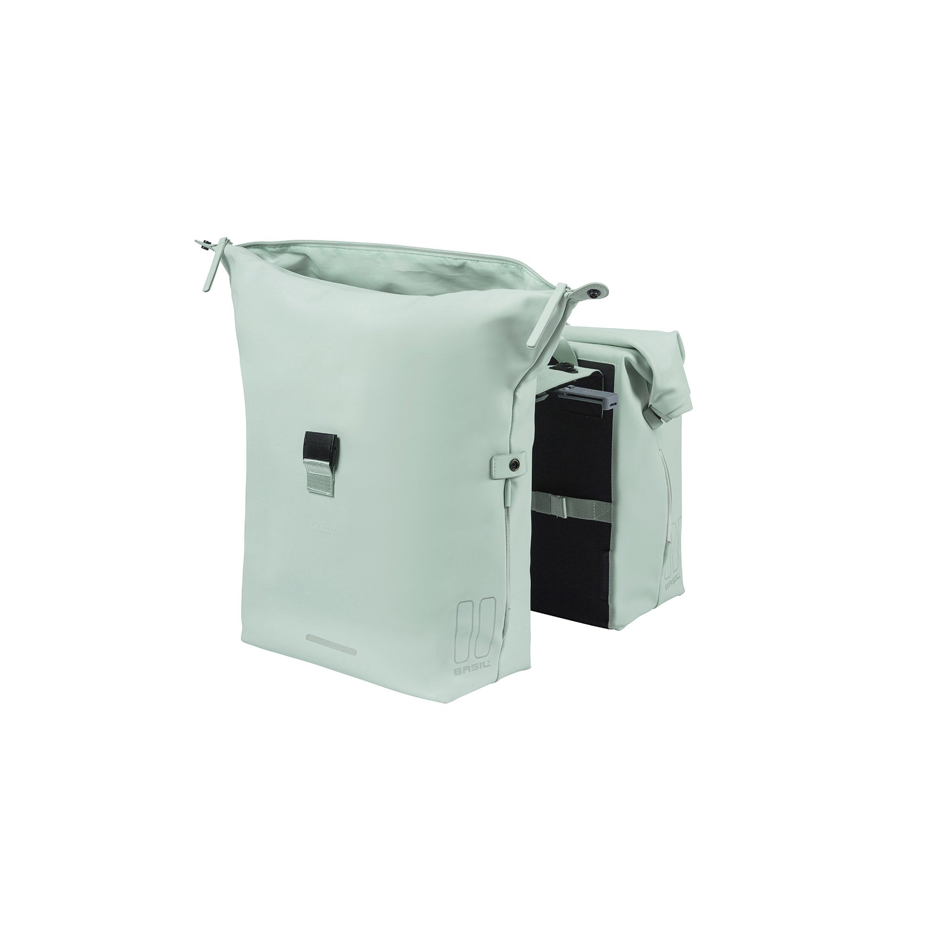 Basil dubbele tas SoHo MIK Nordlicht 41l pastelgroen