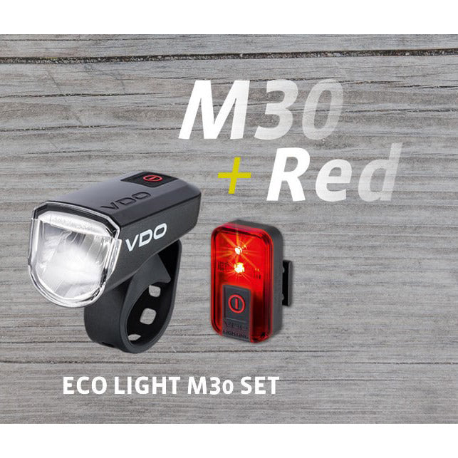 Verlichtingset VDO Eco Light M30 USB + ROOD USB