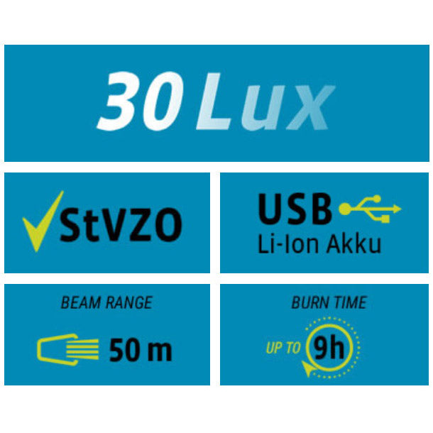 Verlichtingset VDO Eco Light M30 USB + ROOD USB