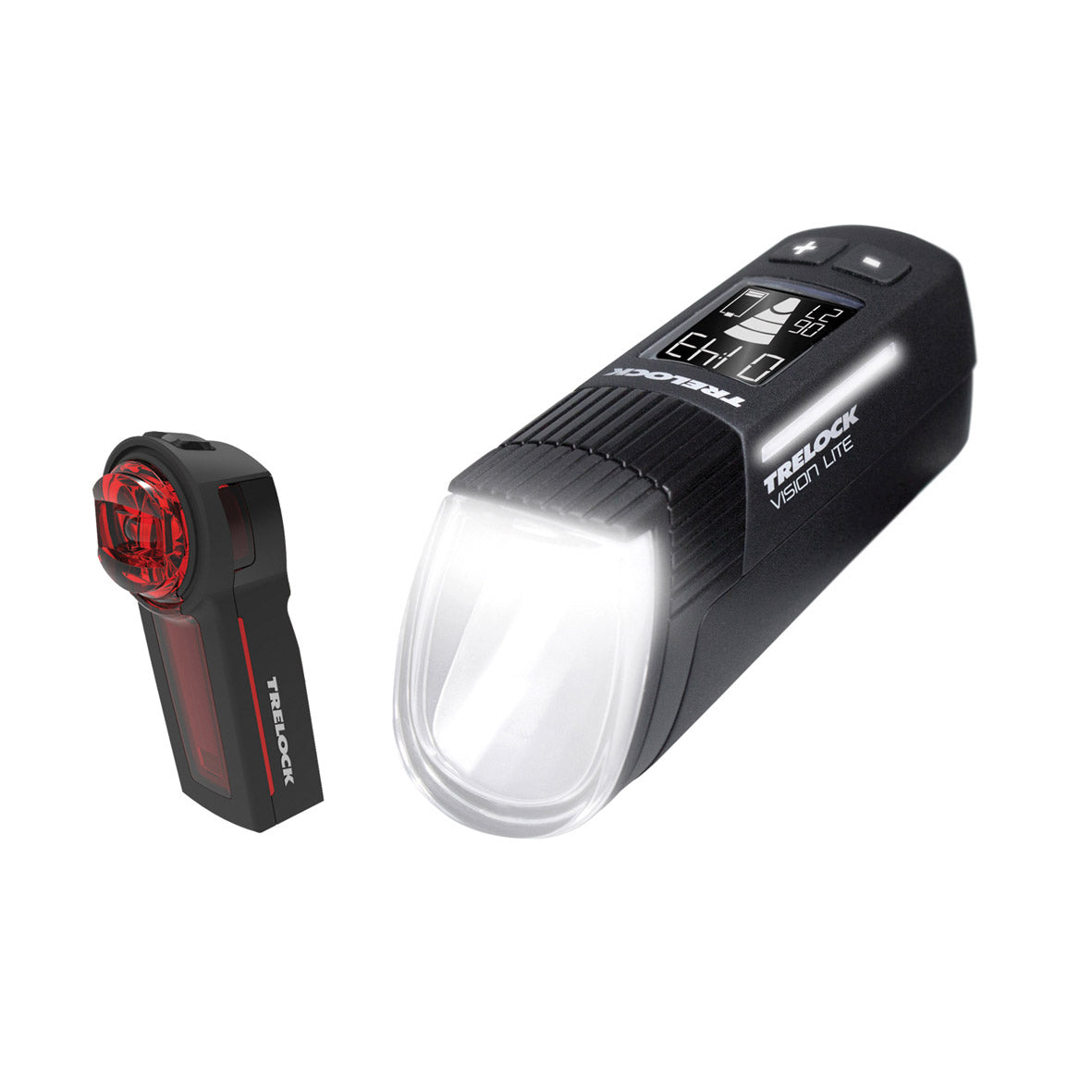 Trelock ls 660 i-go visionlite + ls 740 vectorsignaalset