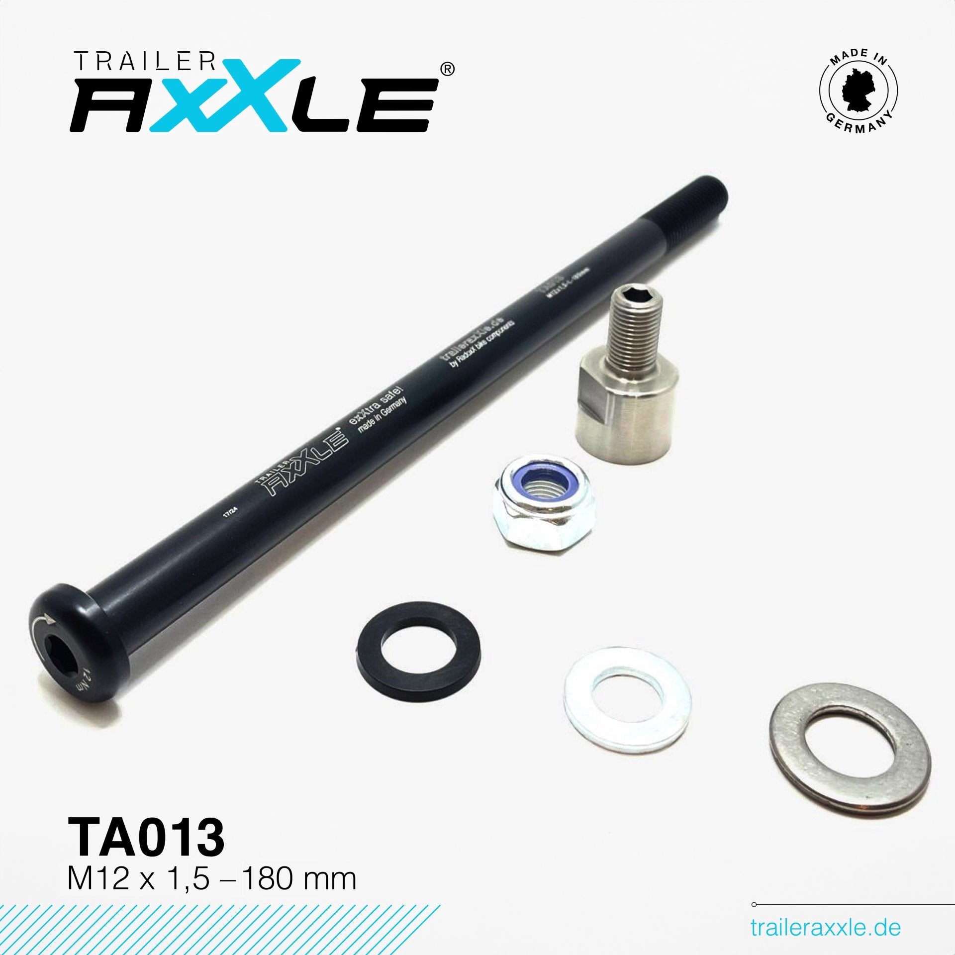 Bobike radoxx steekas voor aanhanger m12x1,5 180mm