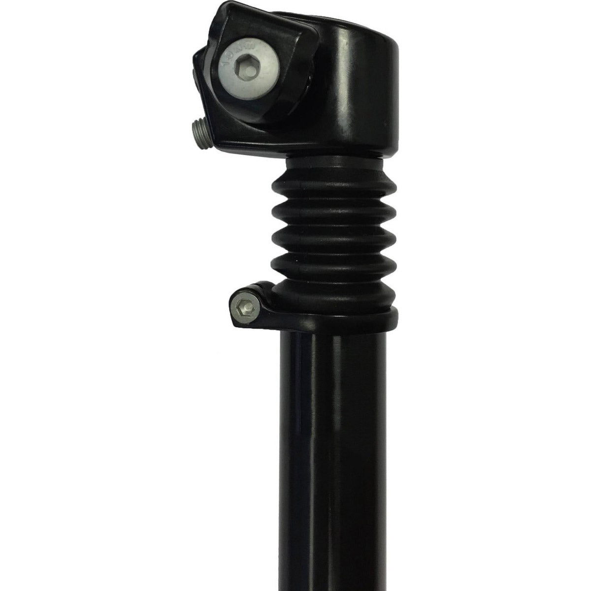 geveerde zadelpen ATB, 2 bouts bevestiging. 27,2zwart 300mm