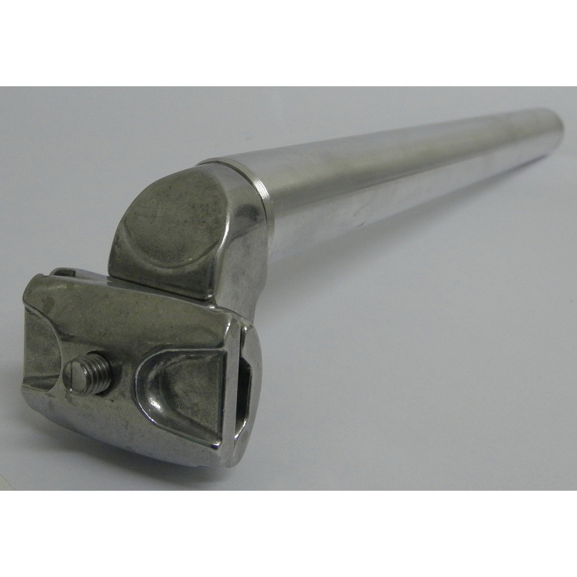 Zadelpen atb zilver 27,8 35cm alu