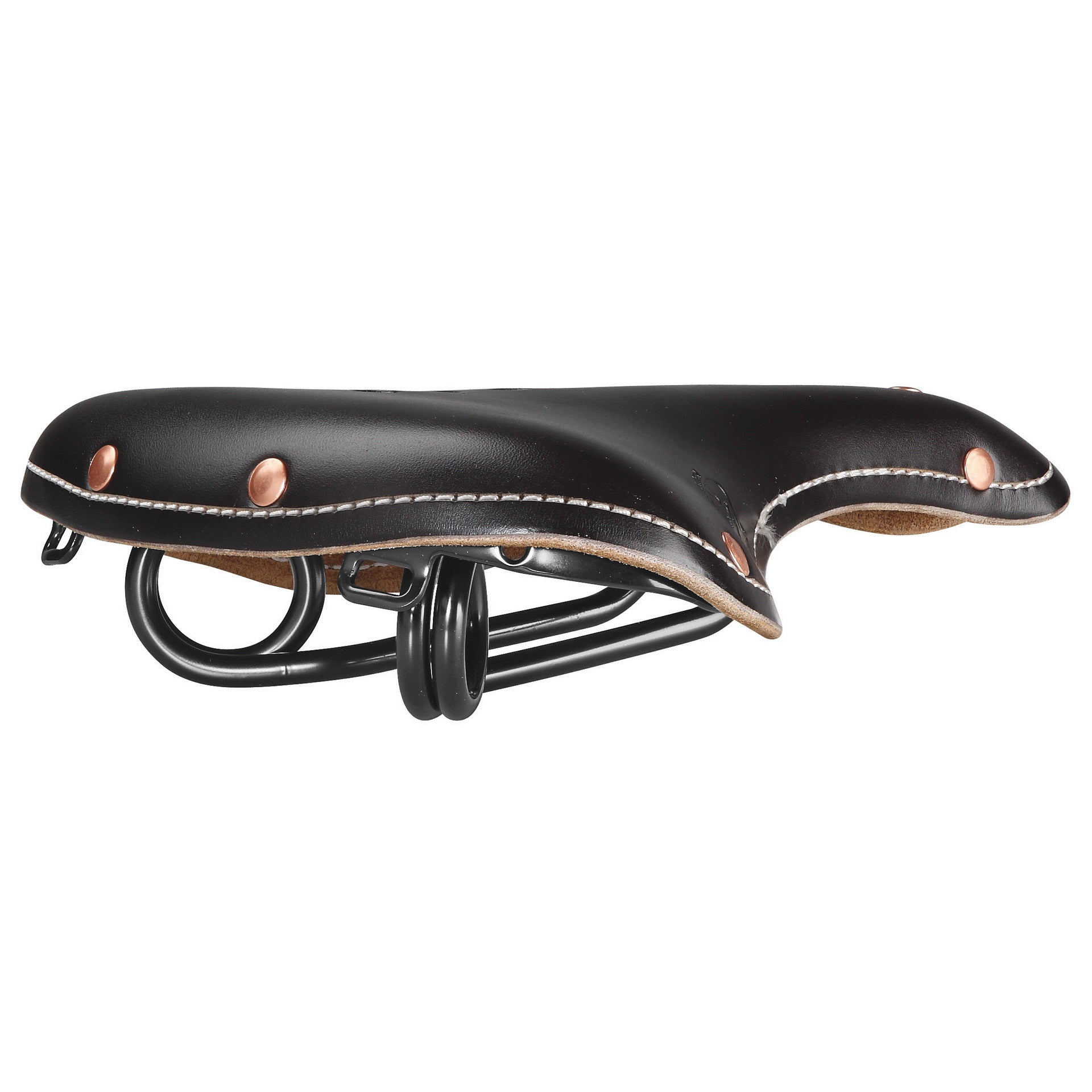 Monte grappa zadel old frontiers classic leer zwart