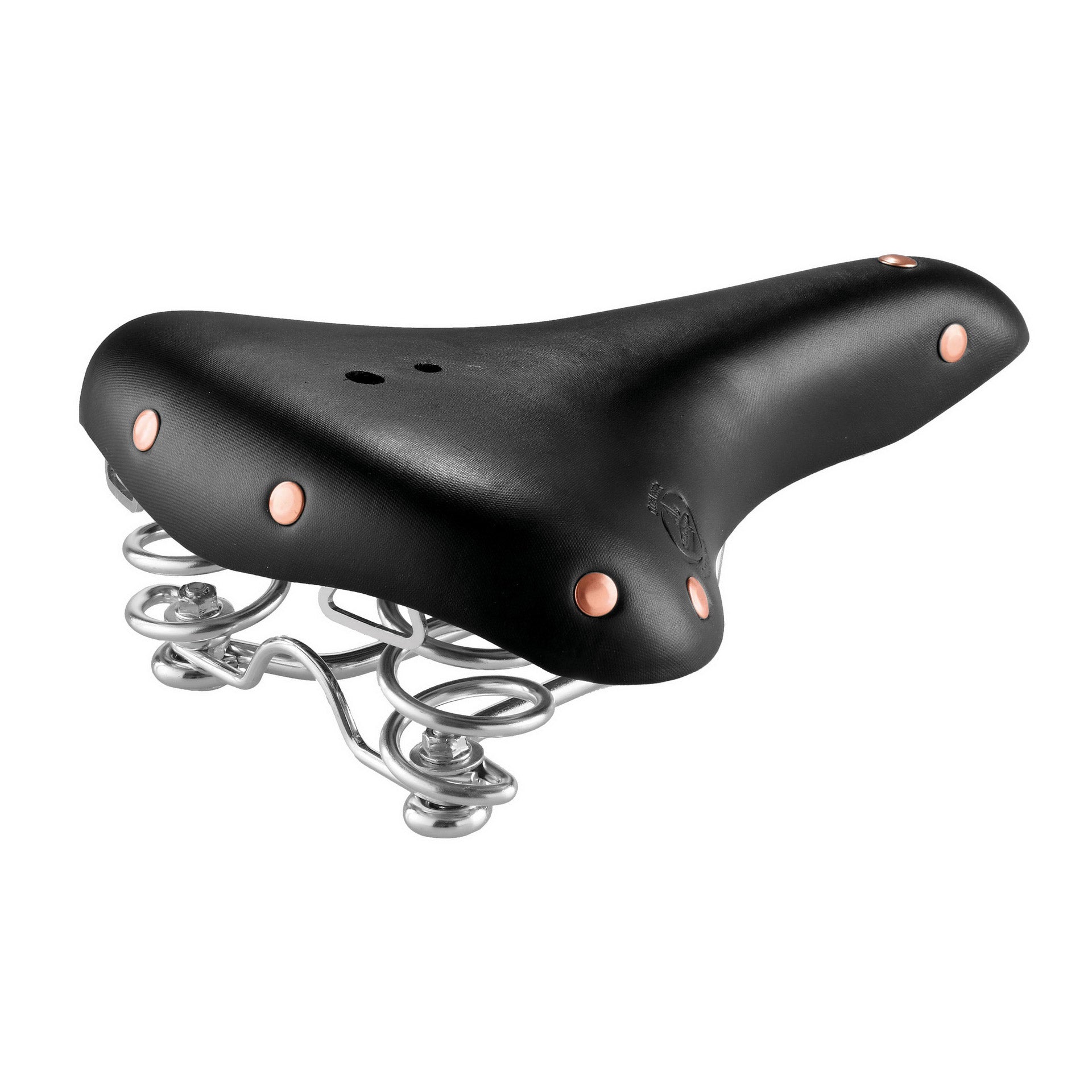 Selle Monte Grappa cuir souple noir