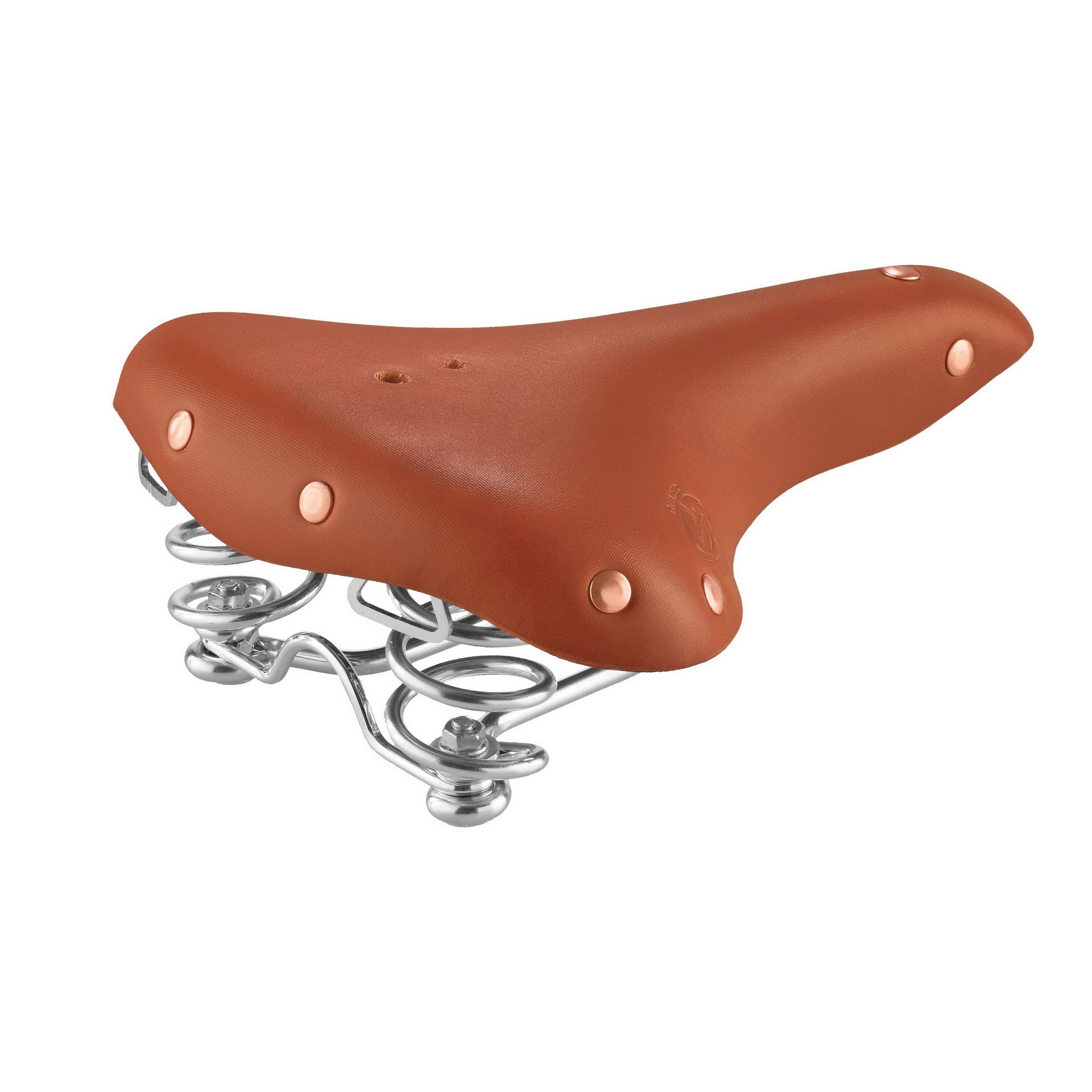 Selle Monte Grappa cuir souple cognac