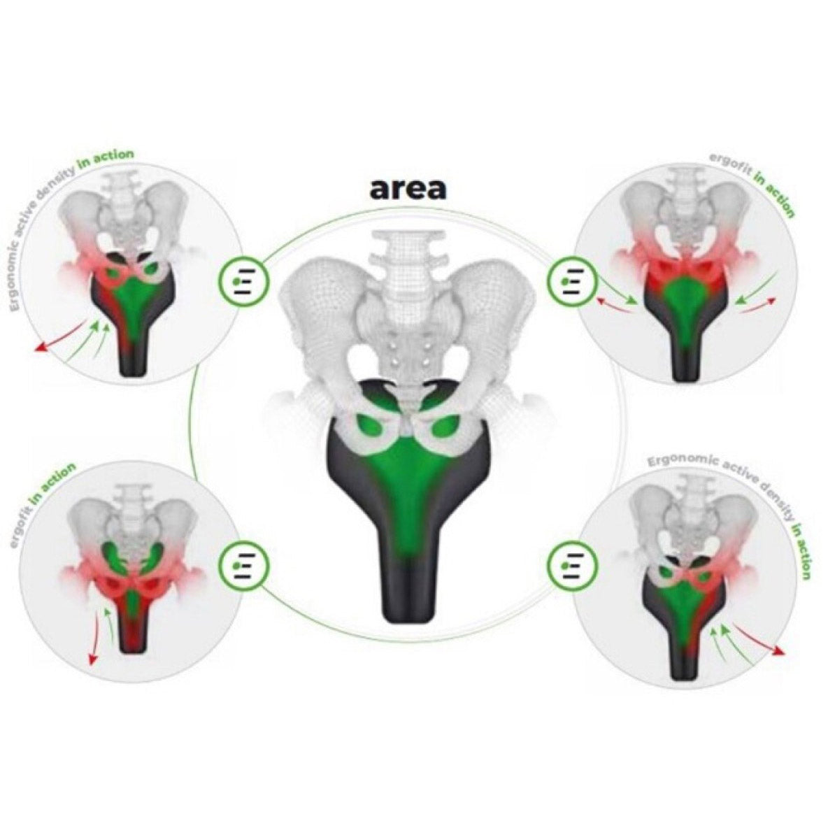Zadel Sb Modular s-line zwart