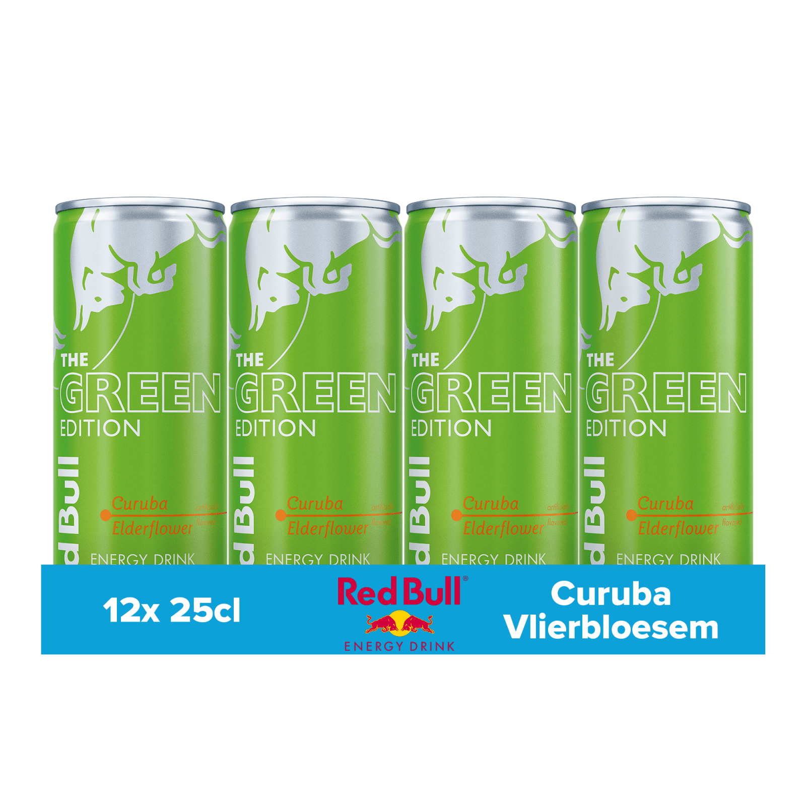 Red bull the green edition sugarfree curuba vlierbloesem (12x 250ml)