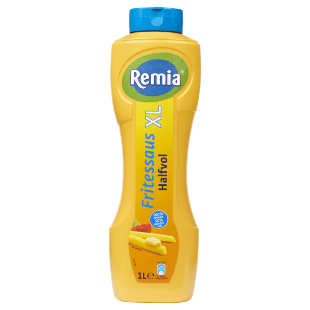 Remia fritessaus halfvol xl tube (1000 ml)