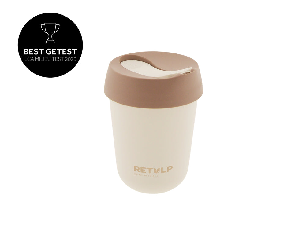 Retulp koffiebeker - bakery brown
