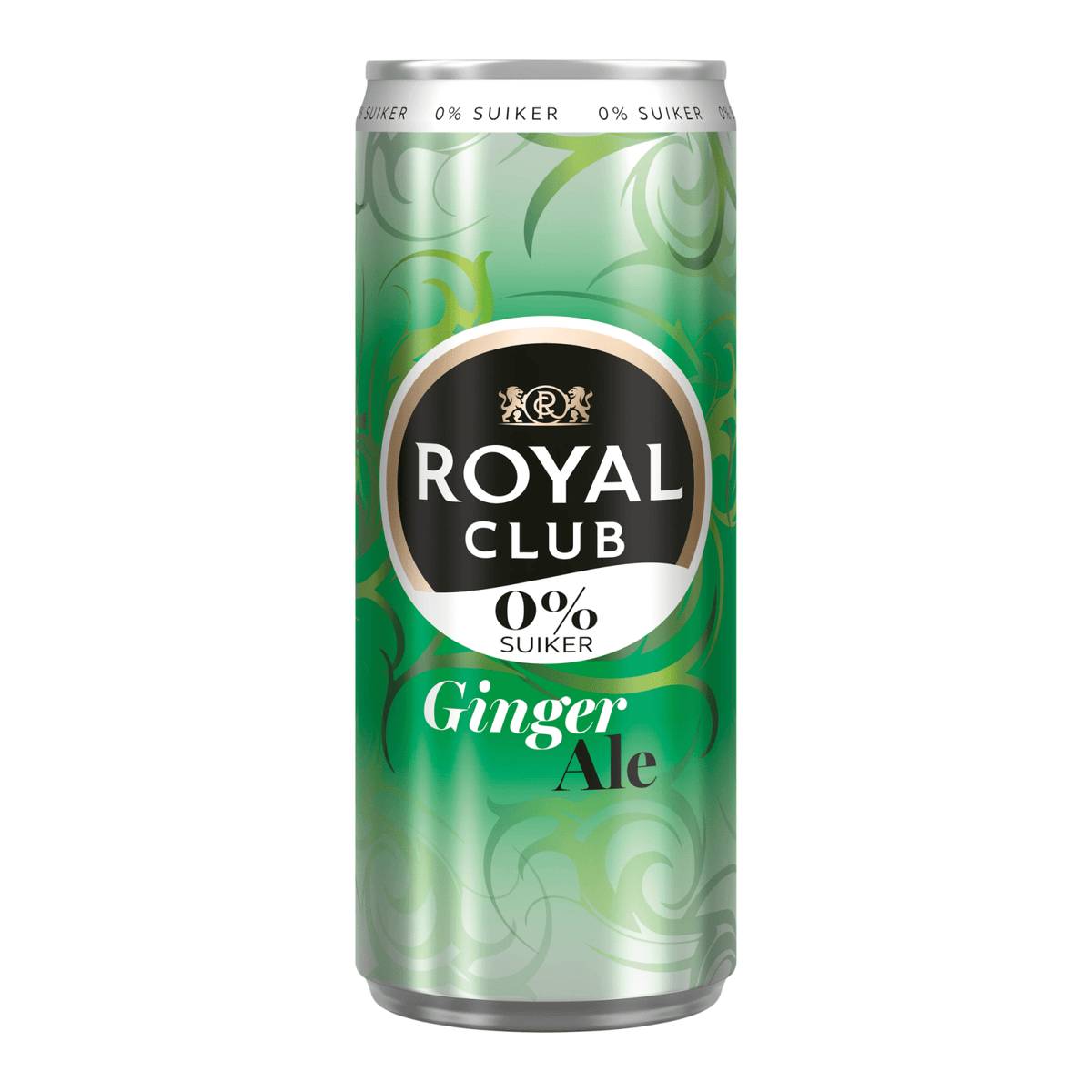 Royal club ginger ale 0% blik (12x 25cl)
