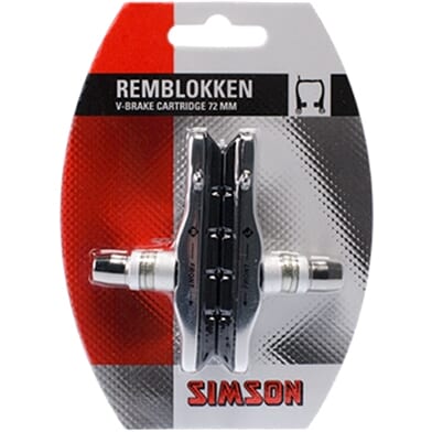 Simson v-brake cartridge remschoen cpl.