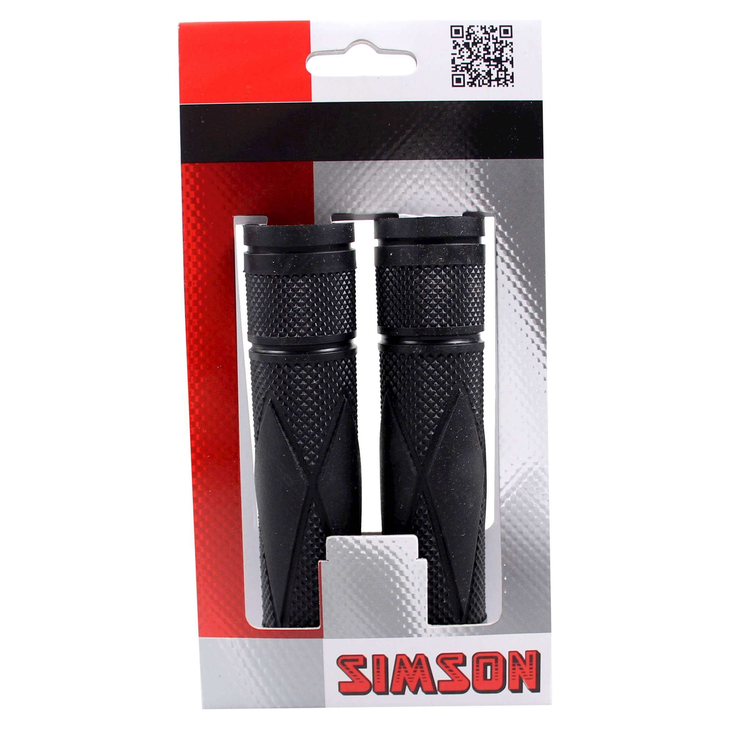 Simson Handvatten Comfort zwart - Optimaal comfort, goede grip, geschikt voor alle fietsen (92mm)