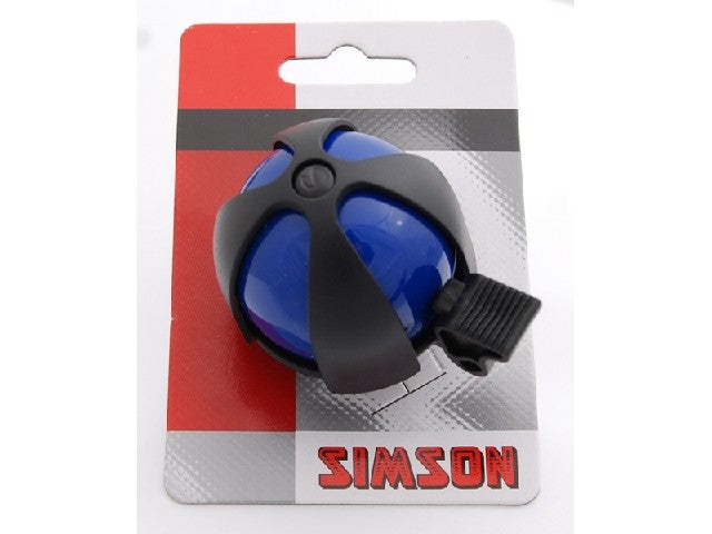 Sonnette de vélo Simson Sport noir cobalt sur carte