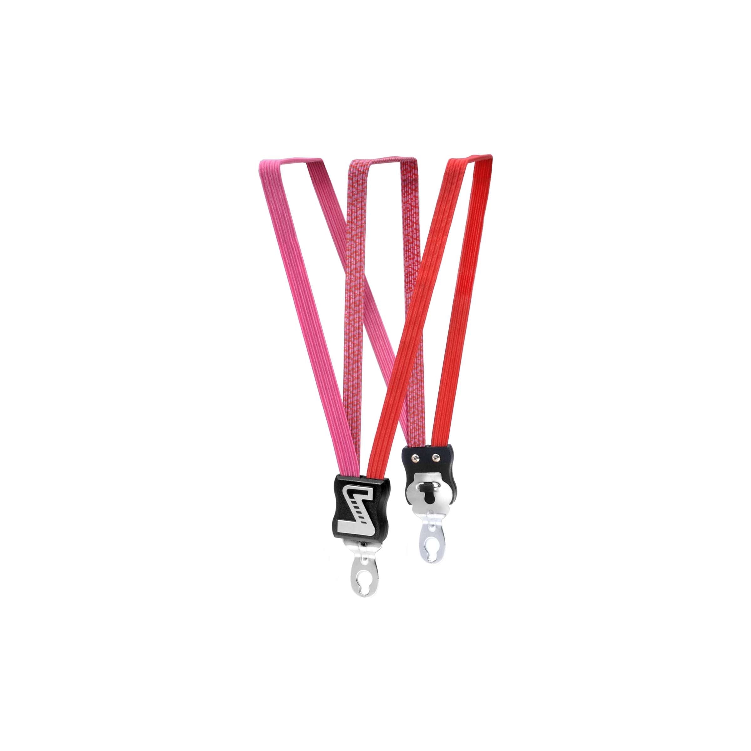 Snelbinder Trio Simson kort met 3 ordners - roze rood