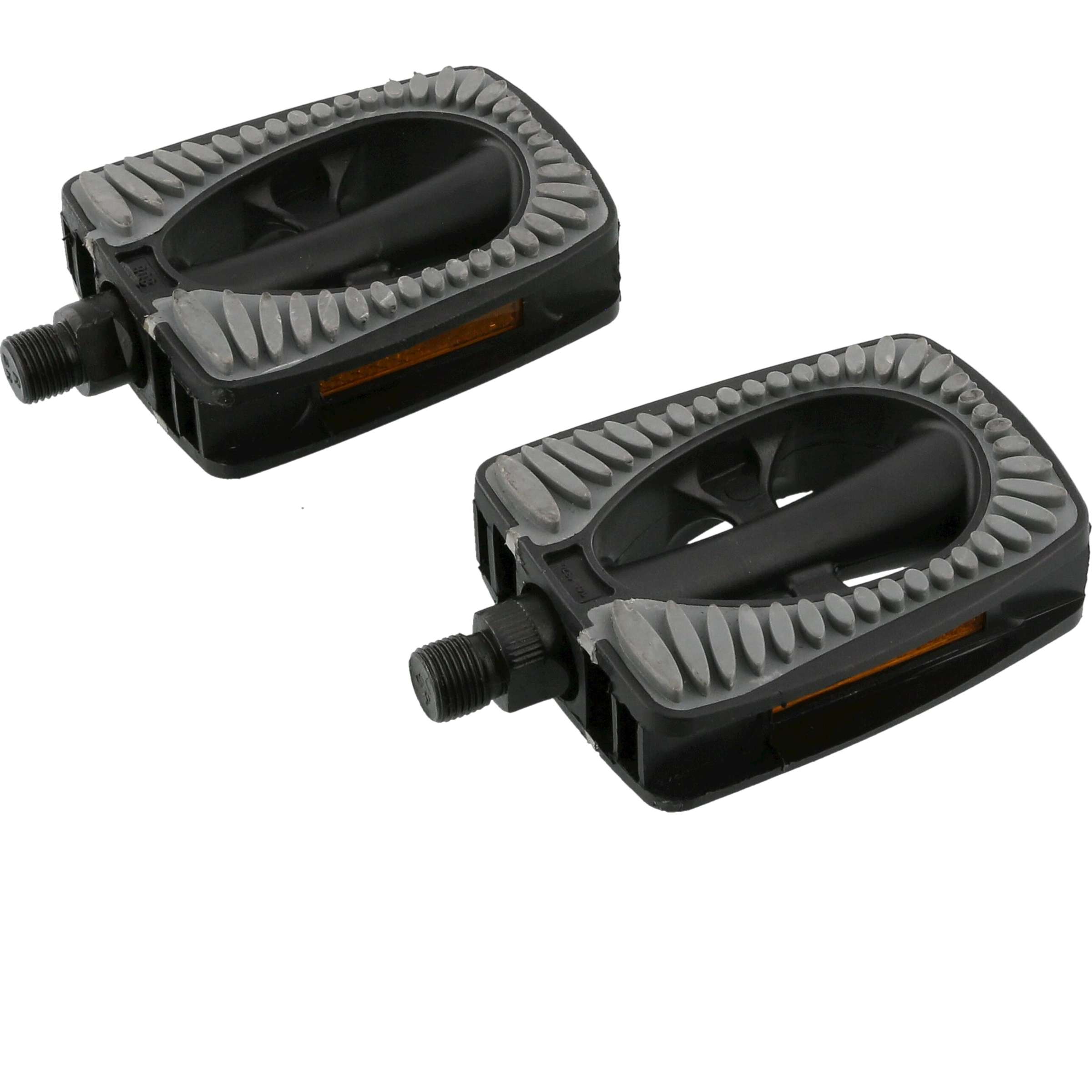 pedalen set Metropool Comfort 9 16 inch grijs zwart