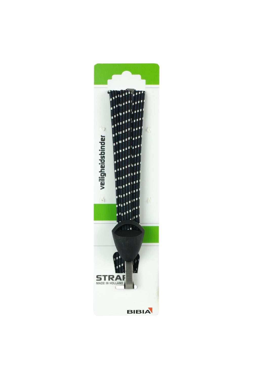 Bibia triobinder hook black white grey on card