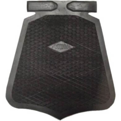 Bibia spatlap klassieke rubber ombuig