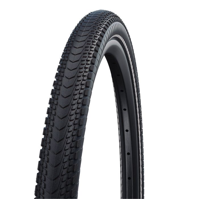 Schwalbe marathon almotion pro - tlr - addix race - v-guard - 700x38c - black + reflex
