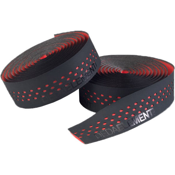 Deda stuurtape presa 210x30mm 3mm zwart rood
