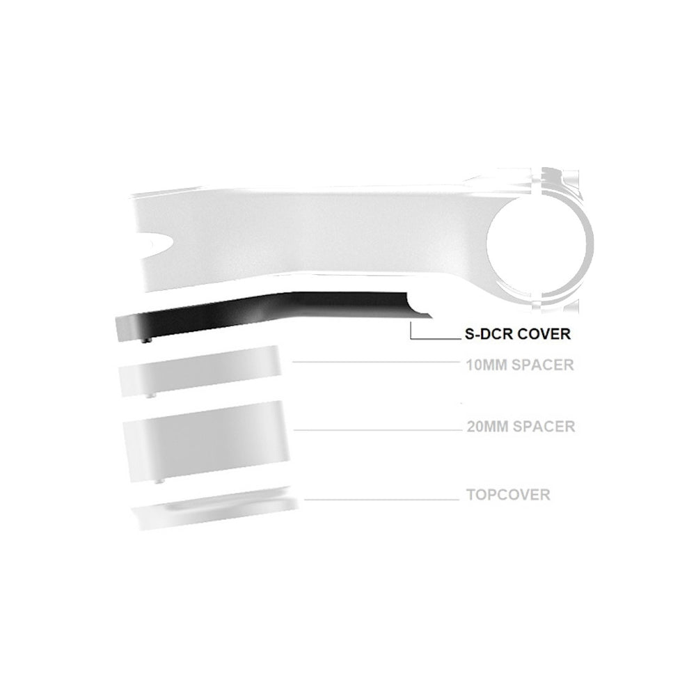 Deda cover superbox 100mm nylon zwart