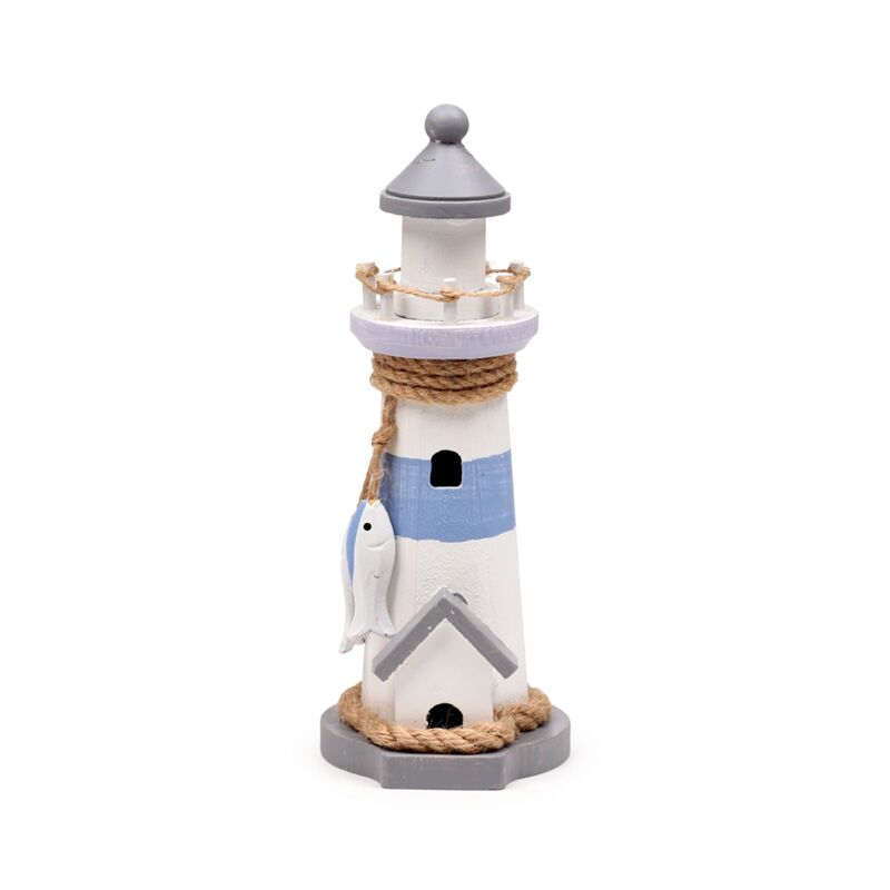 Strandsouvenir - vuurtoren met vis