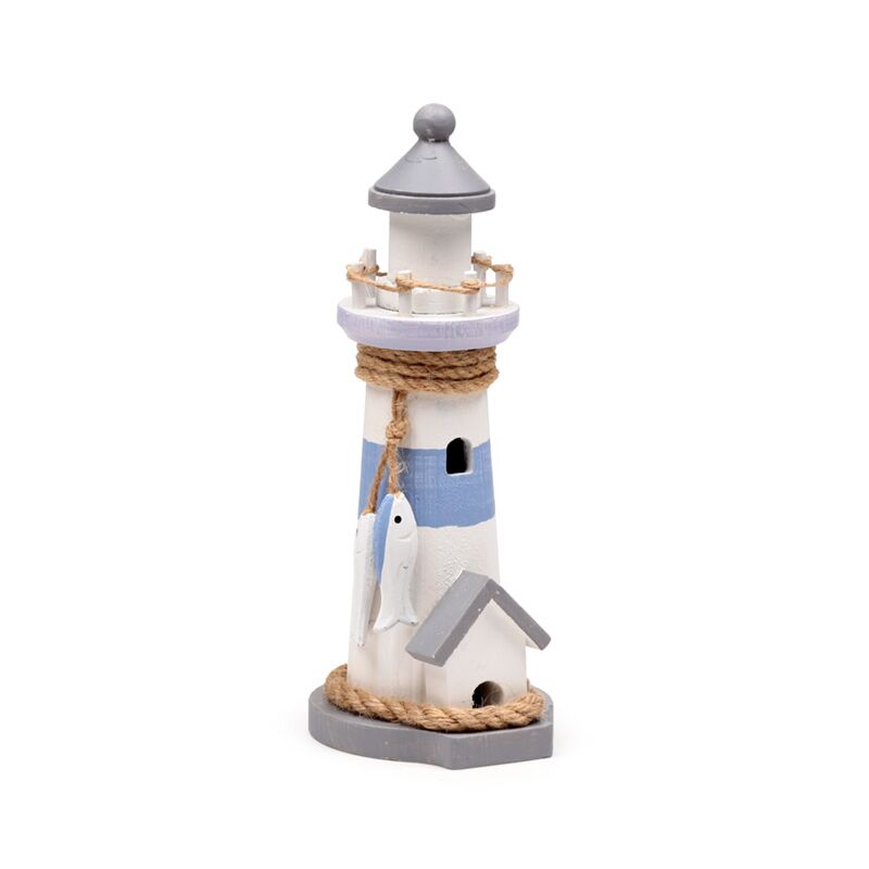 Strandsouvenir - vuurtoren met vis