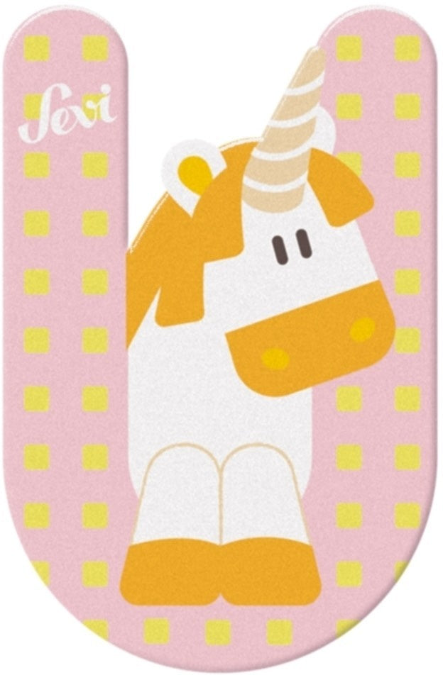 Sevi letter u unicorn: 10 cm (83021)