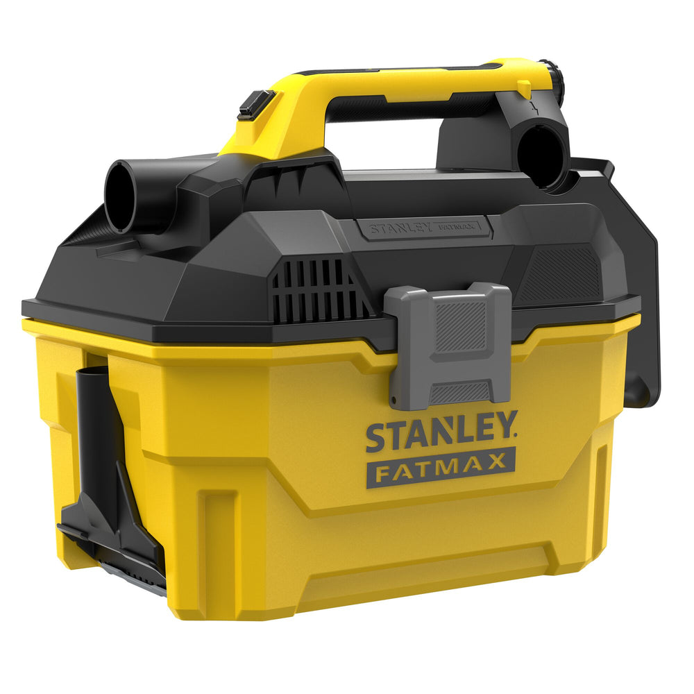 Stanley fatmax v20 18v 7.5l nat en droog accubouwstofzuiger nat- en droogzuiger (geel zwart, accu en oplader niet inbegrepen)