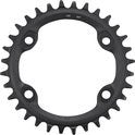 Shimano chainring 34t 4-arm 96 black narrow wide alu asymmetric