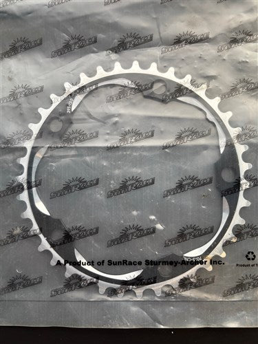 Gebhardt sunrace bladrace 39t 5-arm 130 zwart 10v