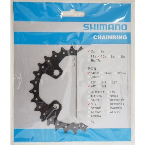 Shimano kettingblad slx fc-m675 chain ring shim. slx 28t.aj 4-arm,m675