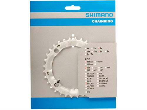 Plateau 32T Shimano Deore FC-M532 - argent