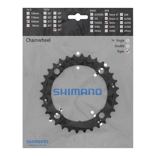 Plateau 32T Shimano Deore FC-M480 - noir