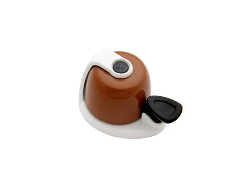 Simson bicycle bell brown white