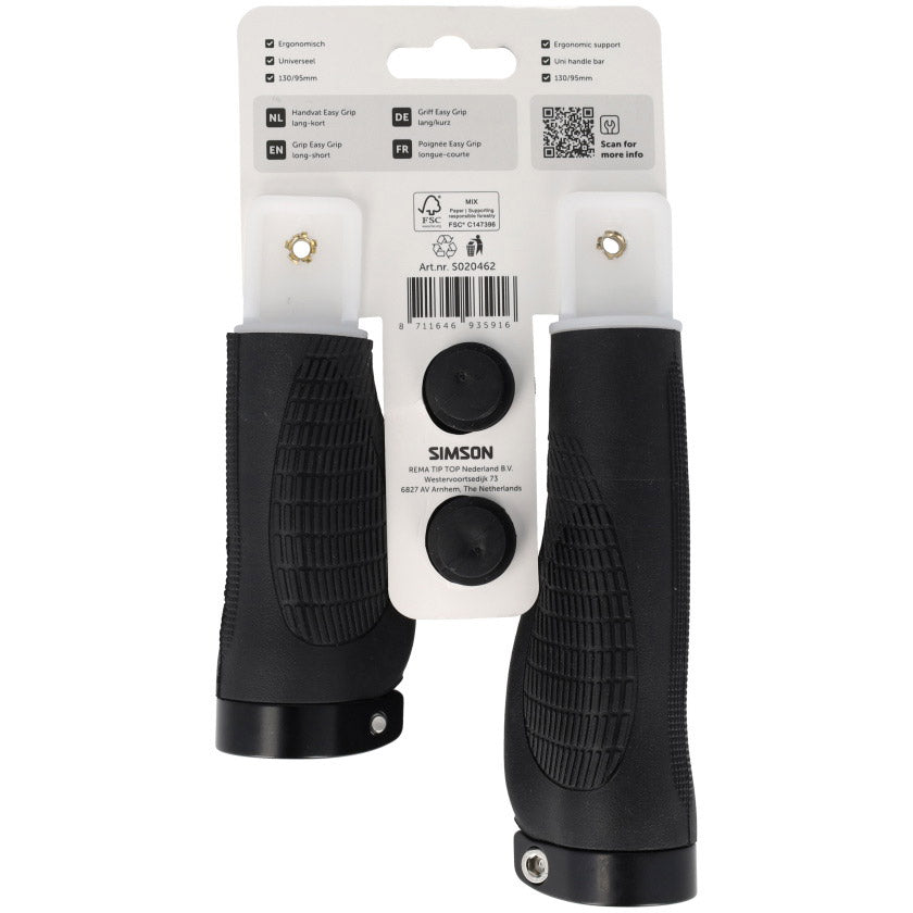 Simson handvatten easy grip lang kort m schroefjes
