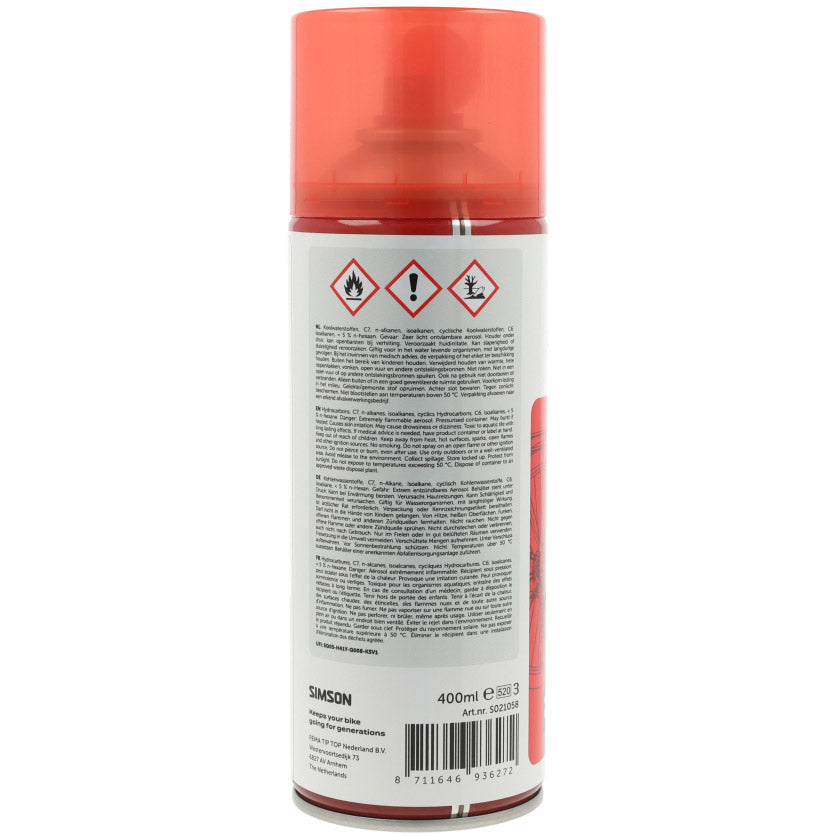 Cyclon simson smeermiddel dry lube spray 400ml