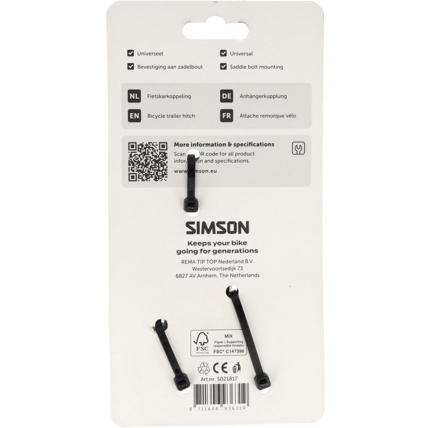 Simson fietskarkoppeling