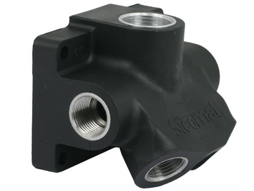 Alusic muurplaat in:1x3 4 uit:4x1 2