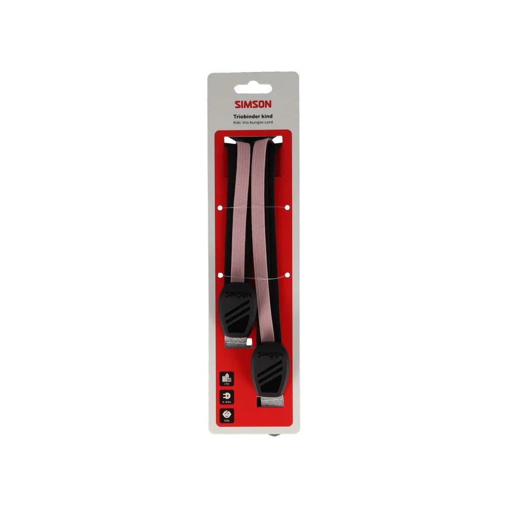 Simson triobinder 24 inch zwart roze