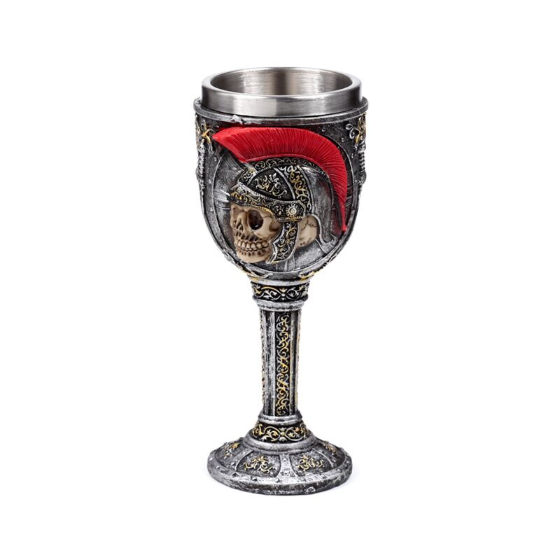 Decoratieve romeinse soldaatkelk