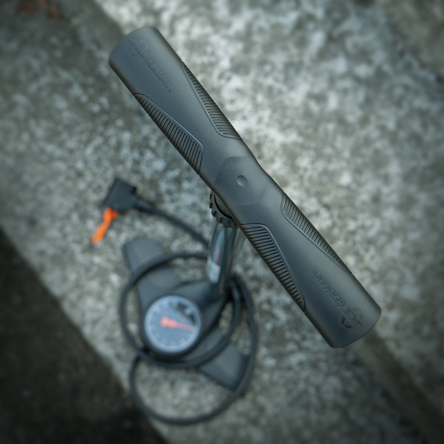 Sks airlite 10.0 hoge druk fietspomp vloerpomp 10 bar multi dv sv av donkergroen