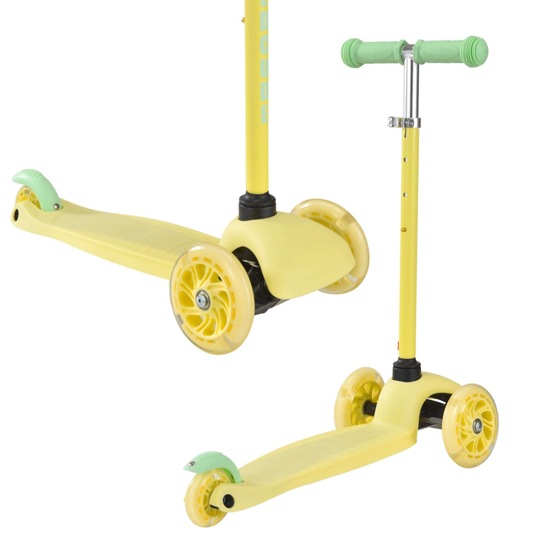 Boldcube teeny driewielstep - geel