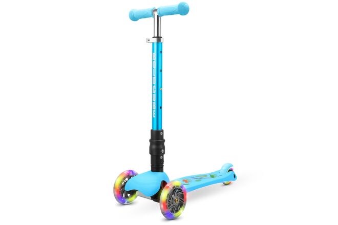 Boldcube teeny fold driewielstep - dinosaurus blauw