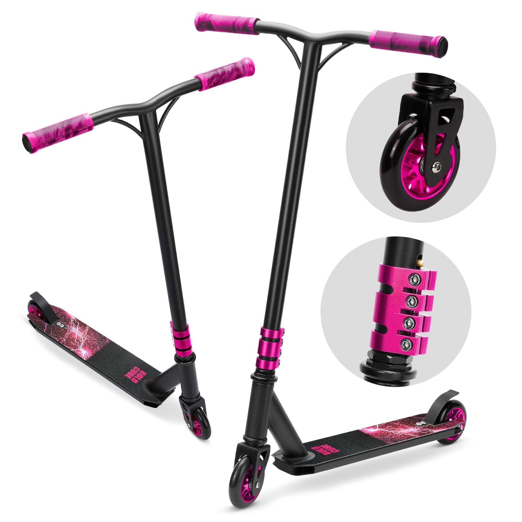 Volare boldcube deluxe stuntstep - roze