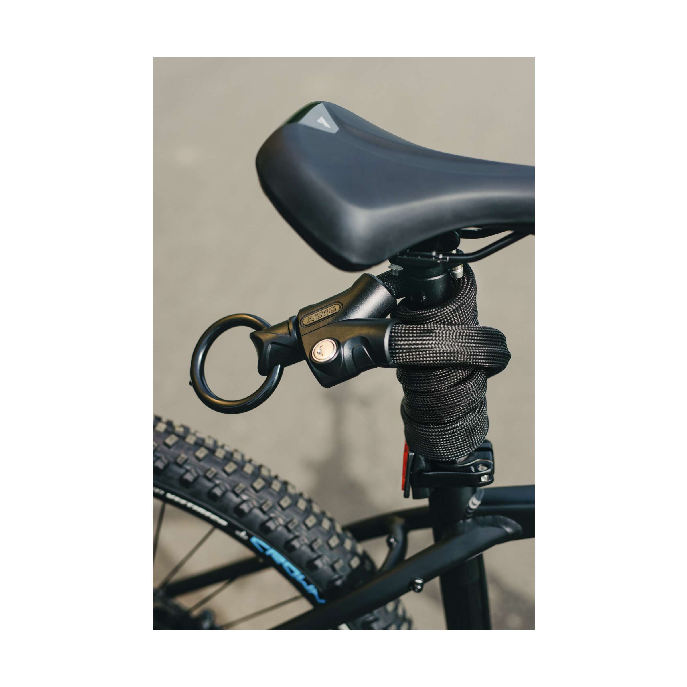 Abus kettingslot infinity loop 1806 110 110cm zwart