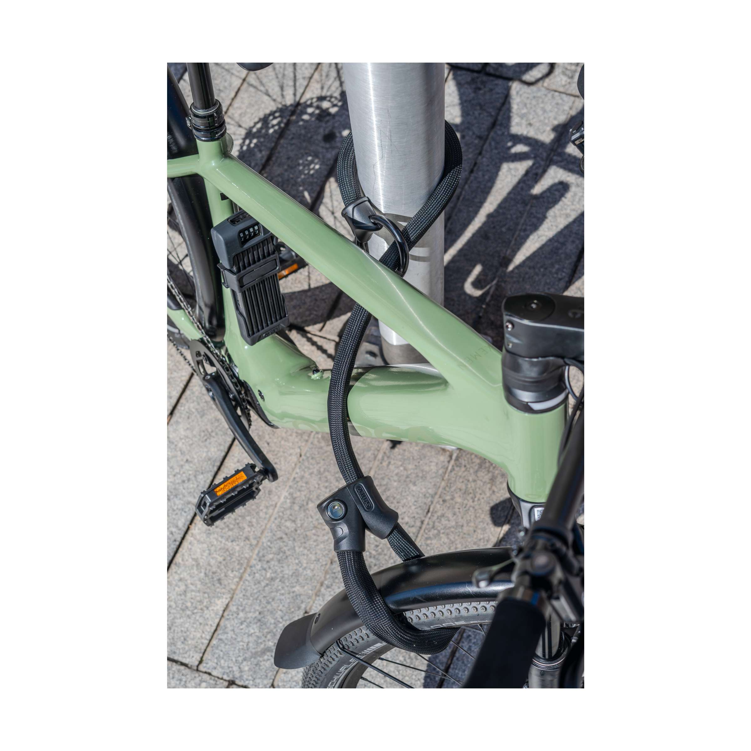 Abus kettingslot oneindig loop 1806 140 zwart